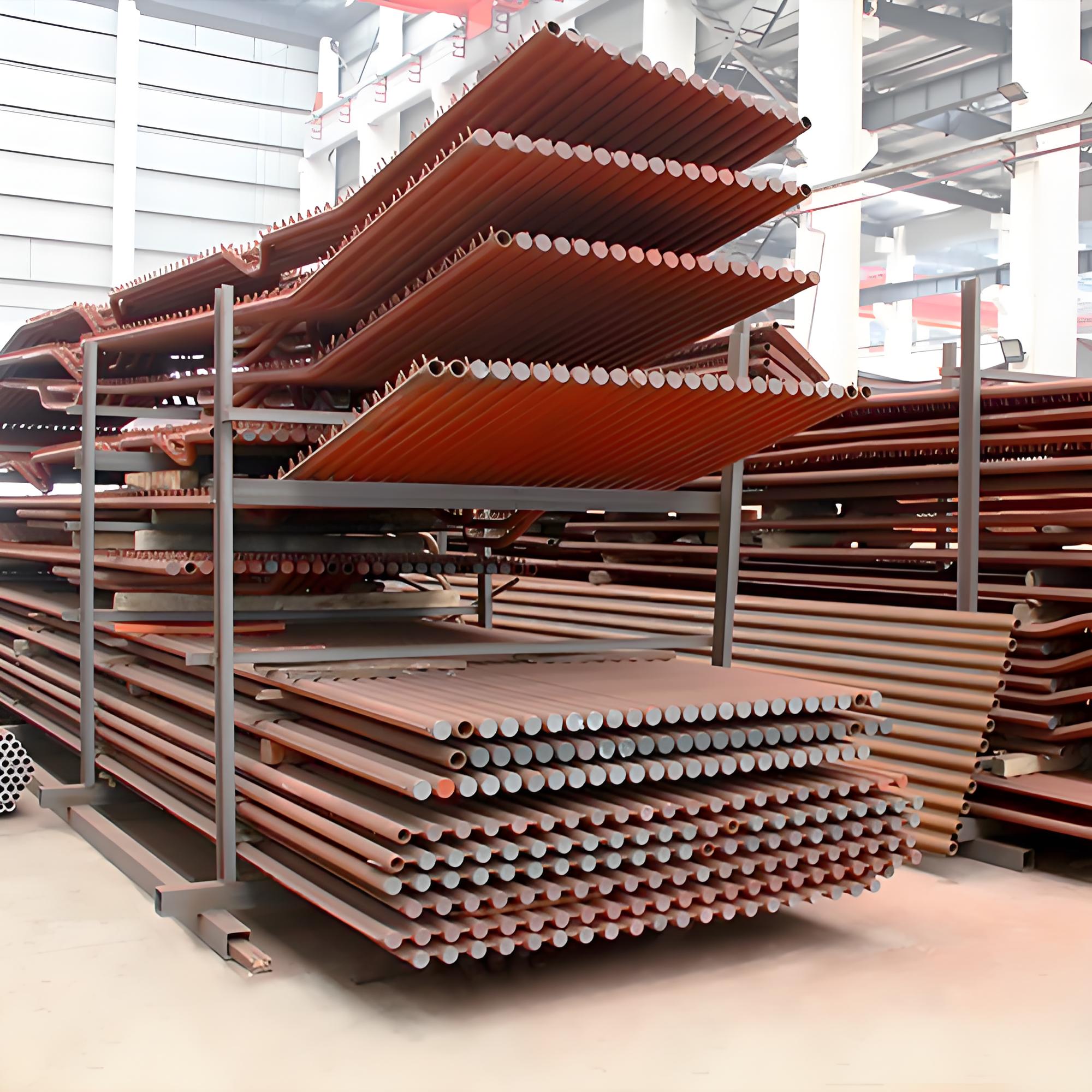 水冷壁連管屏（3根）管子規格為φ31.8×6.5 適用于東方鍋爐廠生產的DG1280/25.4-II3鍋爐后墻水冷壁管 15CrMoG